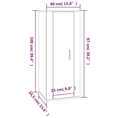 6-tlg. TV-Schrank-Set Hochglanz-Weiß Holzwerkstoff