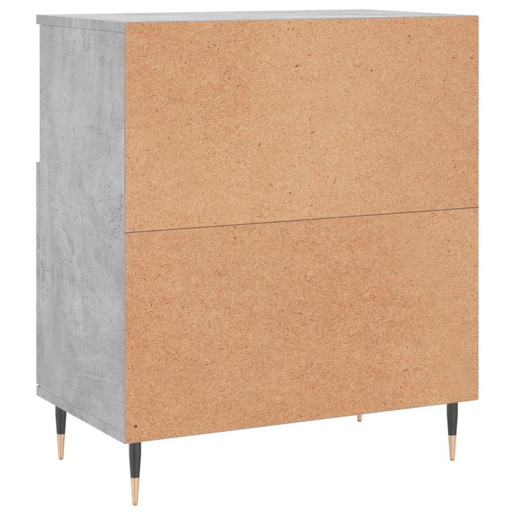 Sideboards 2 Stk. Betongrau Holzwerkstoff