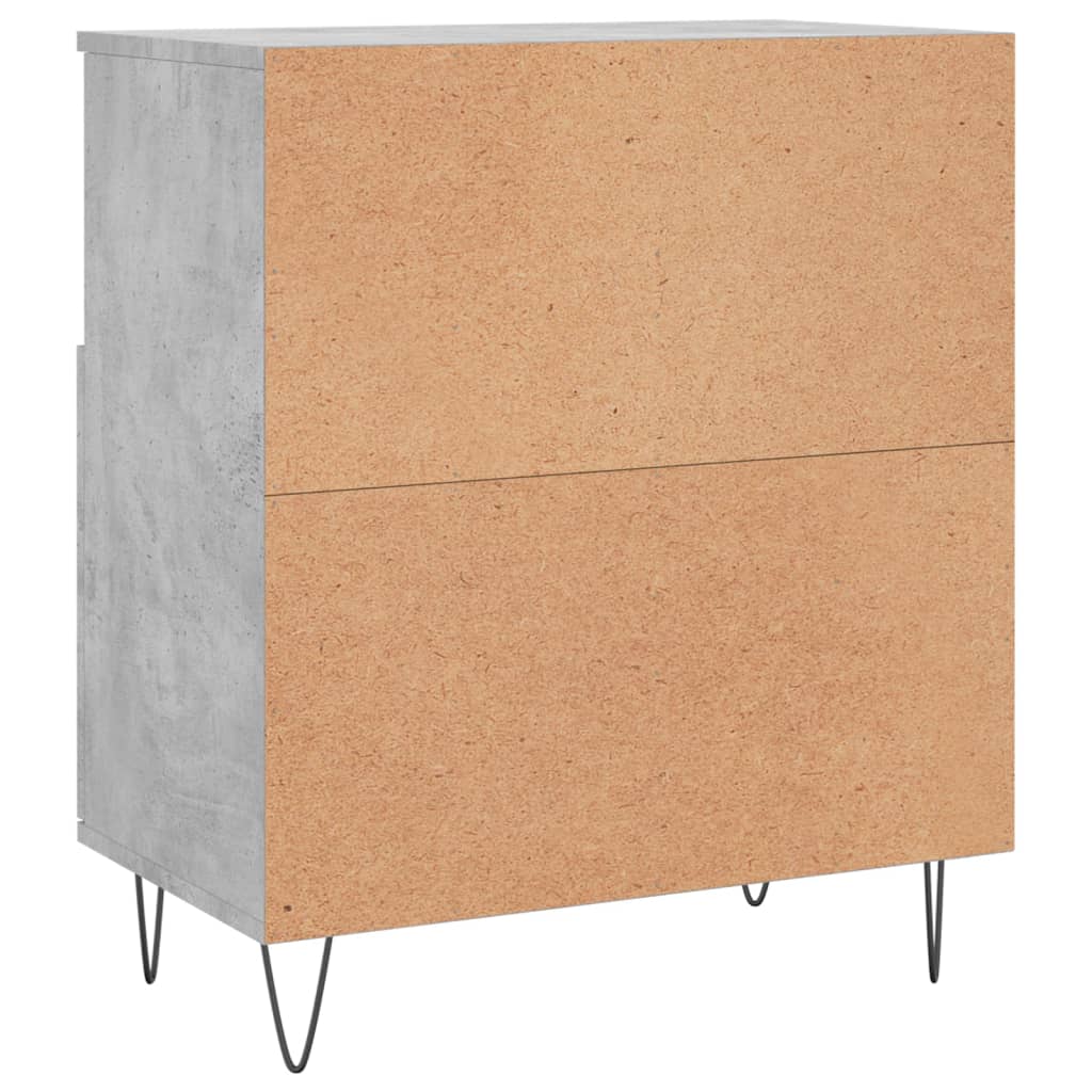 Sideboards 2 Stk. Betongrau Holzwerkstoff