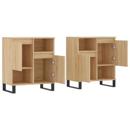 Sideboards 2 Stk. Sonoma-Eiche Holzwerkstoff