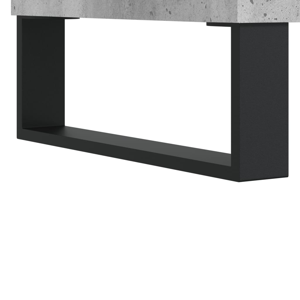 Sideboards 2 Stk. Betongrau Holzwerkstoff