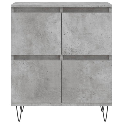 Sideboards 3 Stk. Betongrau Holzwerkstoff