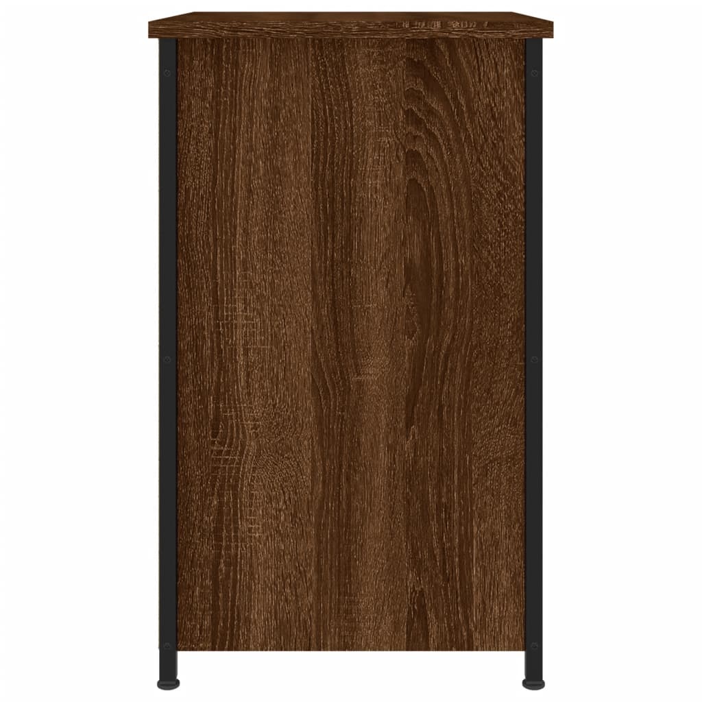 Nachttische 2 Stk. Braun Eichen-Optik 40x36x60 cm Holzwerkstoff