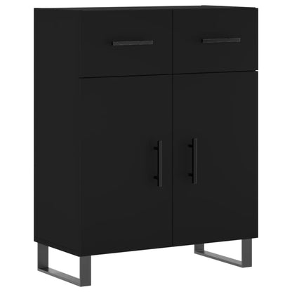 Sideboard Schwarz 69,5x34x90 cm Holzwerkstoff