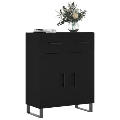 Sideboard Schwarz 69,5x34x90 cm Holzwerkstoff