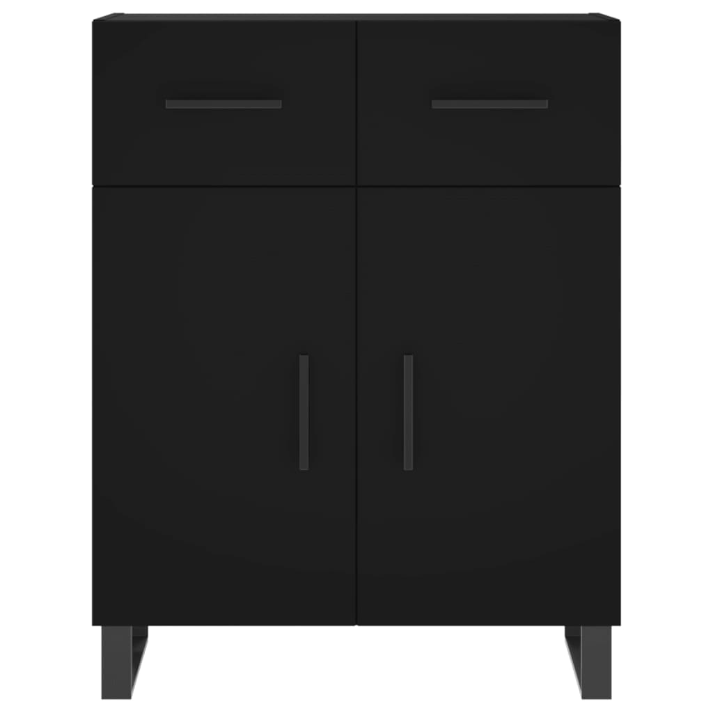 Sideboard Schwarz 69,5x34x90 cm Holzwerkstoff