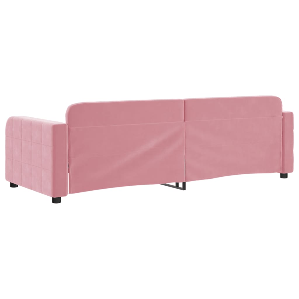 Tagesbett Rosa 80x200 cm Samt