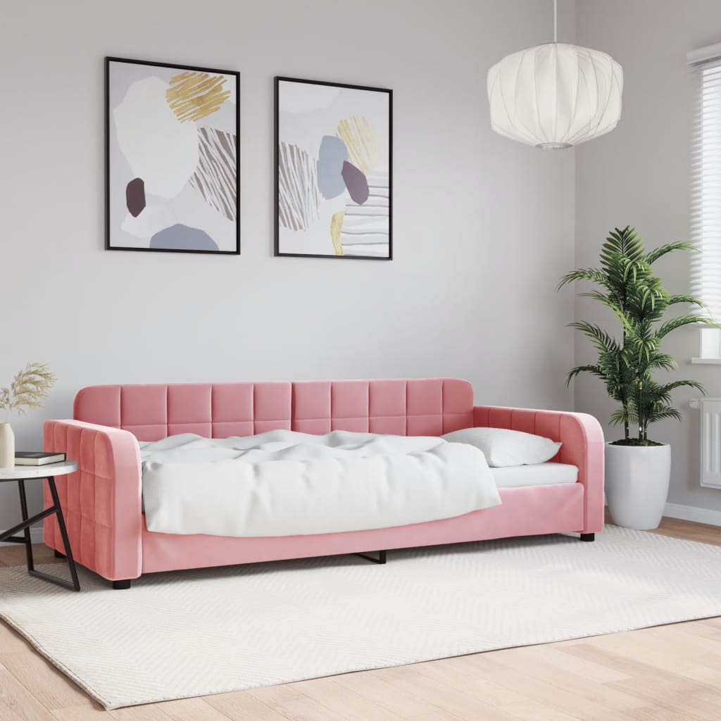 Tagesbett Rosa 80x200 cm Samt