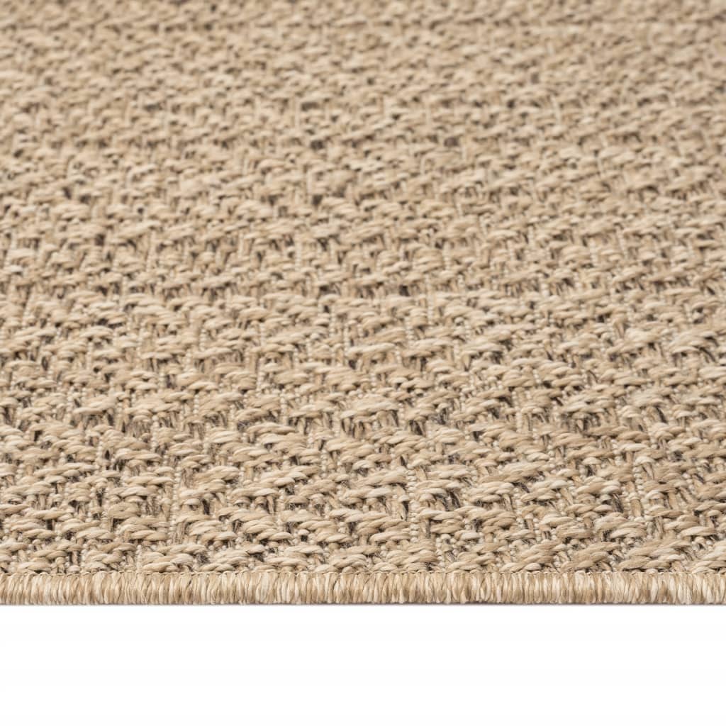 Teppich ZIZUR 200x290 cm Jute-Optik Indoor und Outdoor