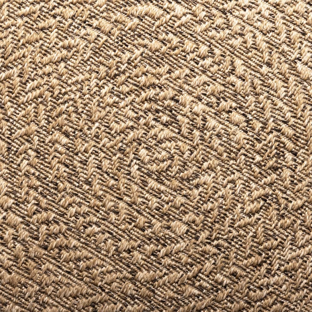 Teppich ZIZUR 200x290 cm Jute-Optik Indoor und Outdoor