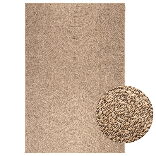 Carpet 200x290 cm jute look indoor and outdoor