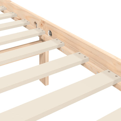 Massivholzbett ohne Matratze 140x200 cm Kiefernholz