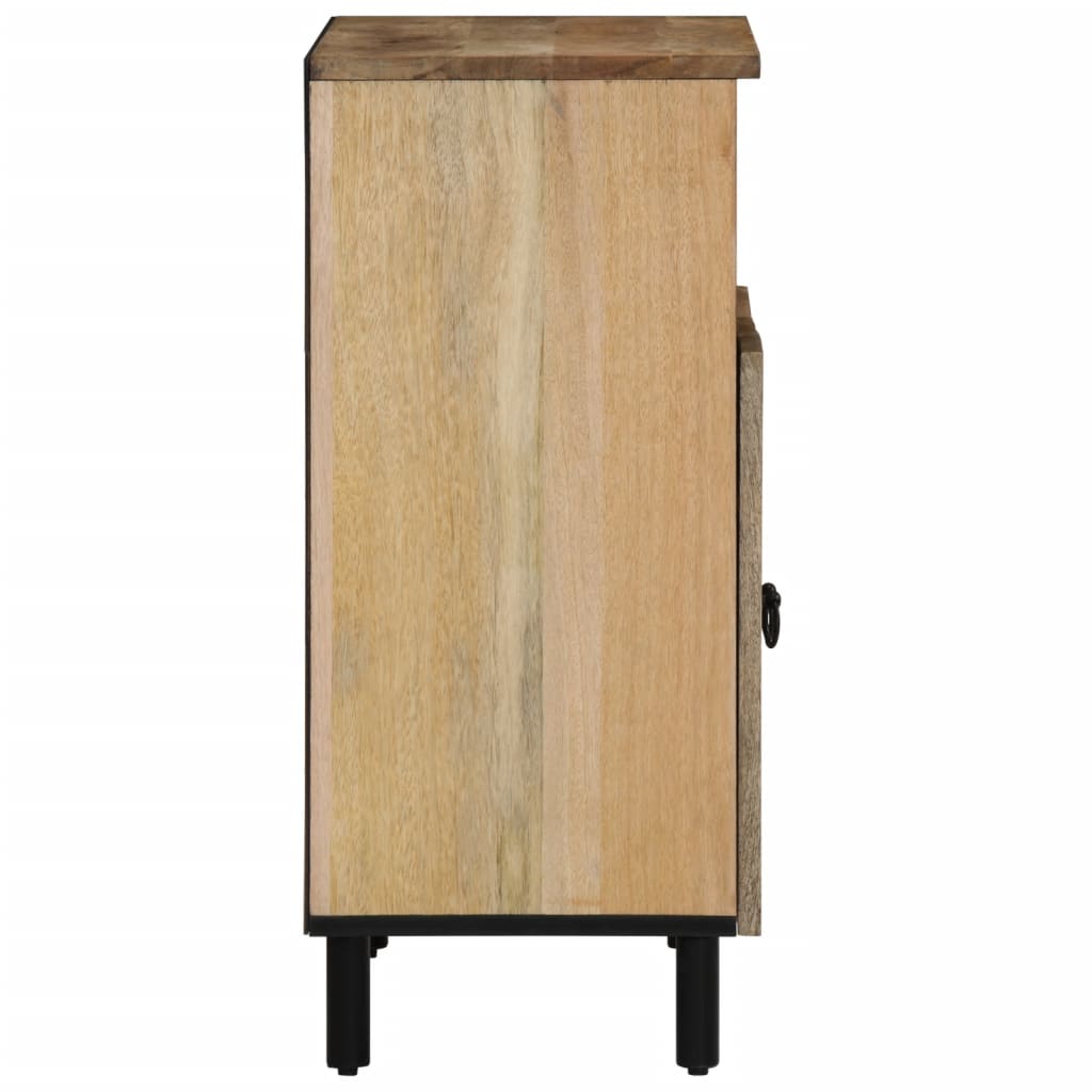 Beistellschrank 60x33x75 cm Massivholz Mango