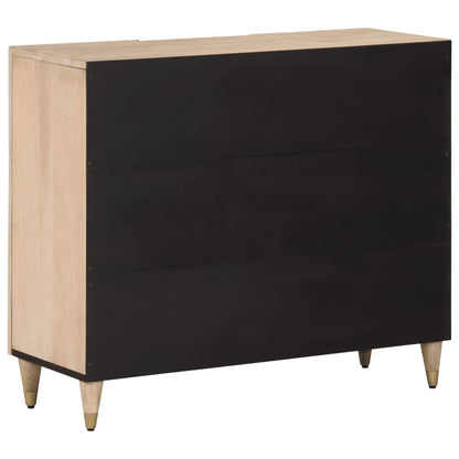 Beistellschrank 90x33x75 cm Massivholz Mango