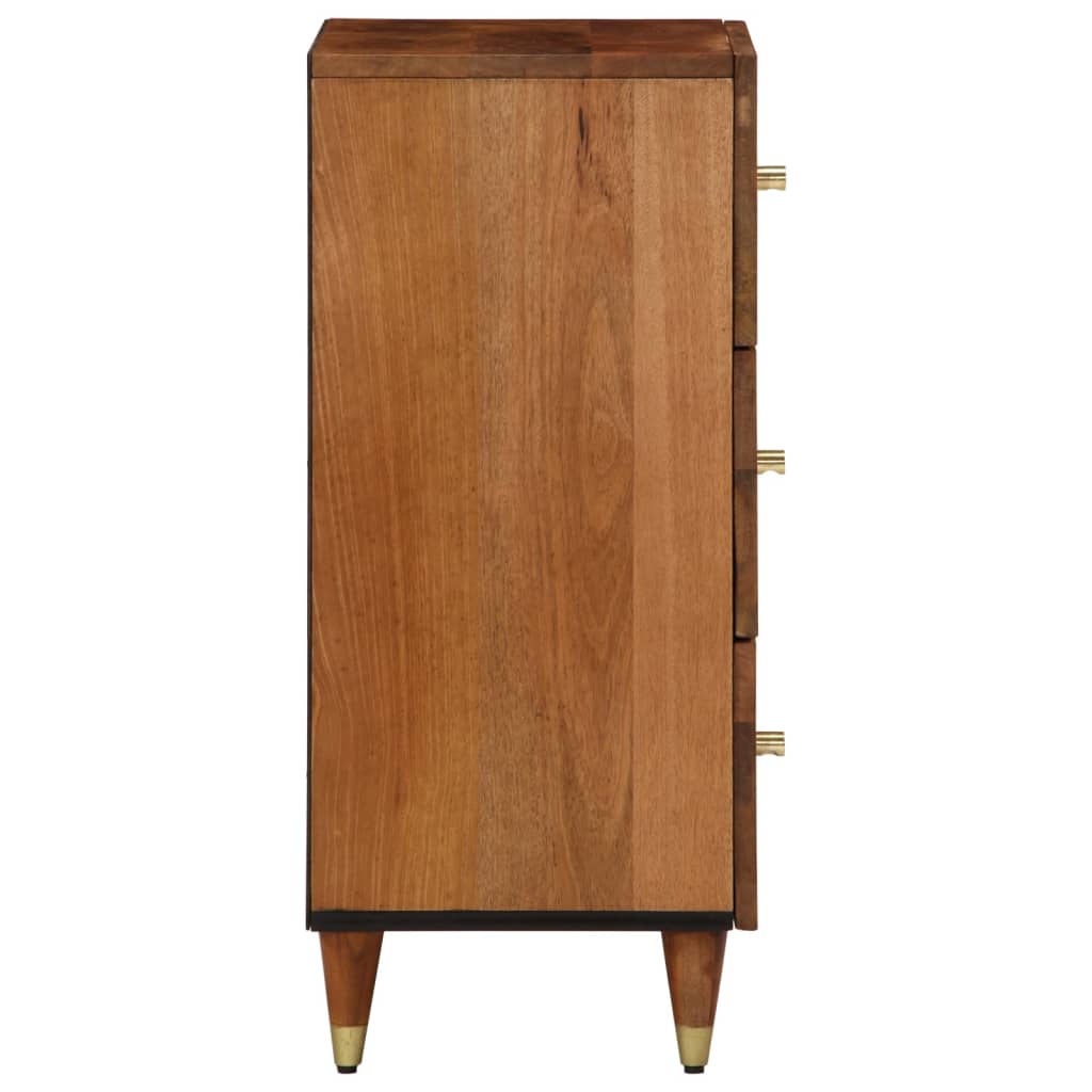 Beistellschrank 40x33x75 cm Massivholz Mango