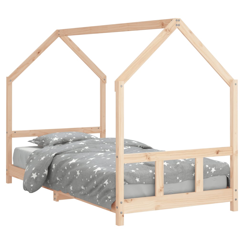 Children's bed 90x200 cm solid pine wood