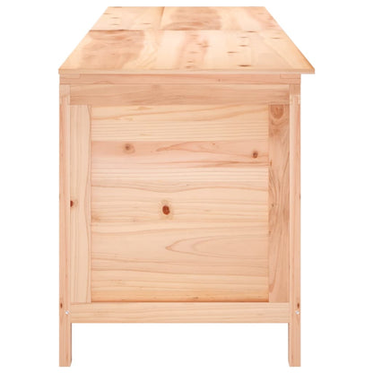 Garden chest 198.5x50x56.5 cm solid fir wood