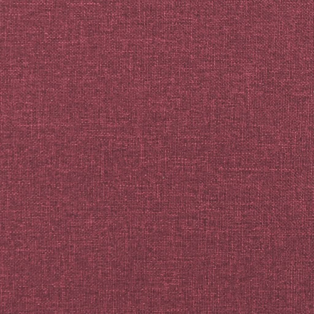 Sofa armchair wine red 60 cm fabric