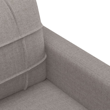 Sofa armchair taupe 60 cm fabric