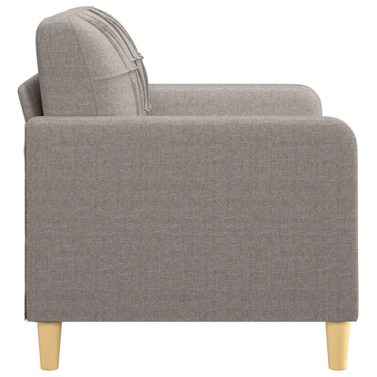 2-Sitzer-Sofa Taupe 120 cm Stoff