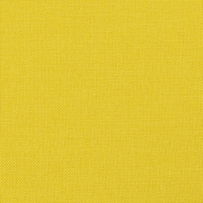 2-seater sofa light yellow 140 cm fabric