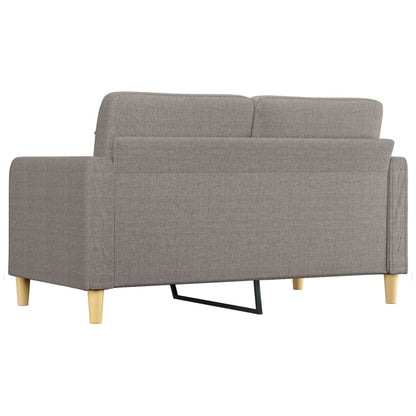 2-Sitzer-Sofa Taupe 140 cm Stoff