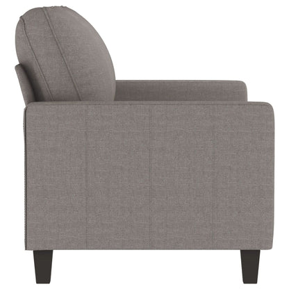 2-Sitzer-Sofa Taupe 120 cm Stoff