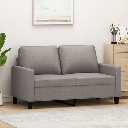 2-Sitzer-Sofa Taupe 120 cm Stoff