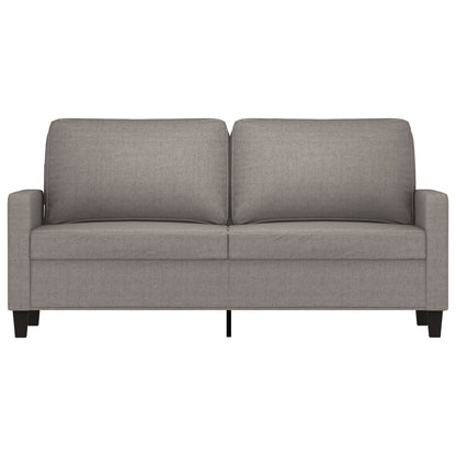 2-Sitzer-Sofa Taupe 140 cm Stoff