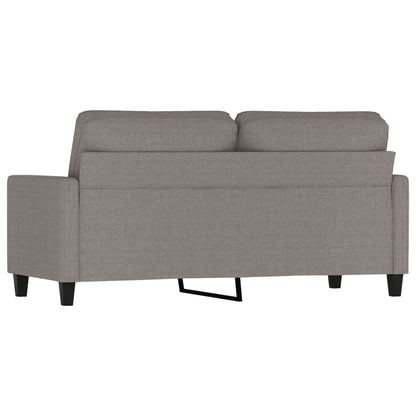 2-Sitzer-Sofa Taupe 140 cm Stoff