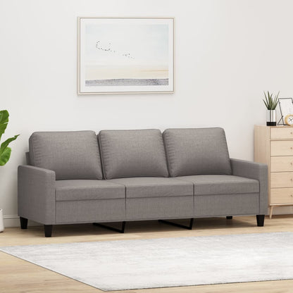 3-Sitzer-Sofa Taupe 180 cm Stoff