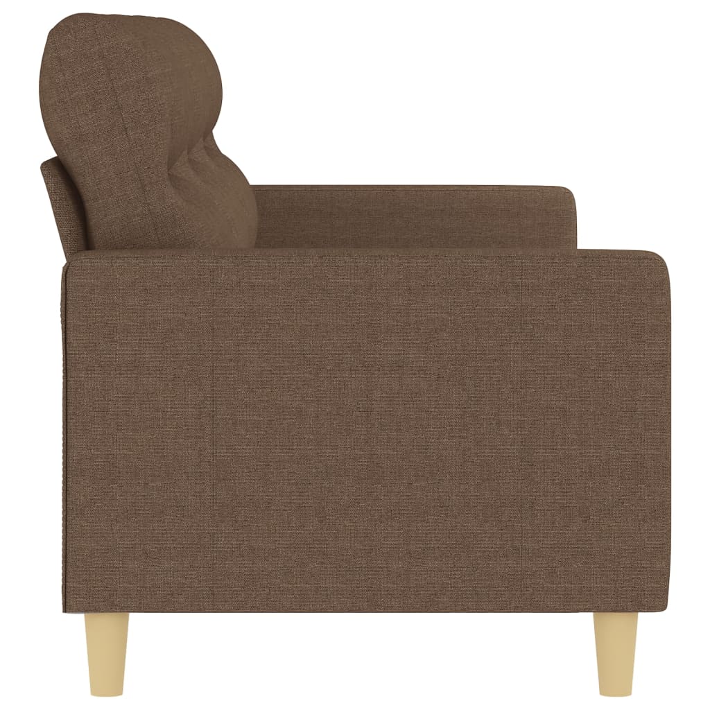 3-Sitzer-Sofa Braun 180 cm Stoff