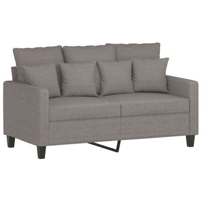 2-Sitzer-Sofa Taupe 120 cm Stoff