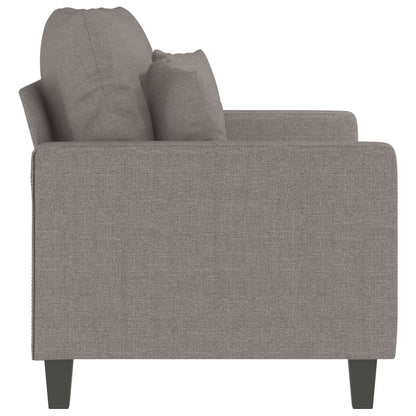 2-Sitzer-Sofa Taupe 120 cm Stoff