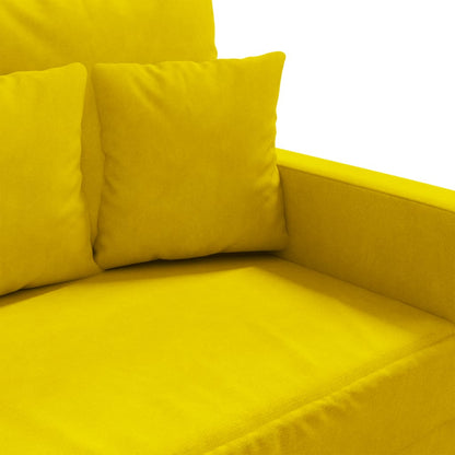 Armchair Yellow 60 cm Velvet