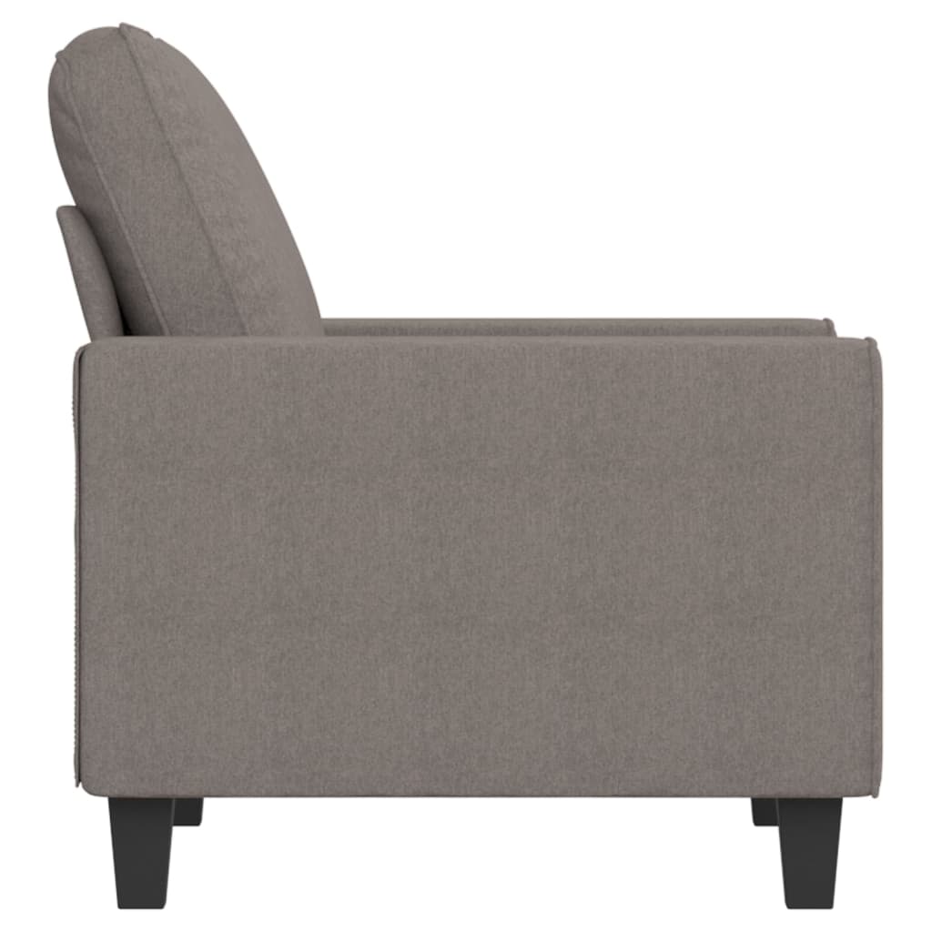 Armchair Taupe 60 cm fabric