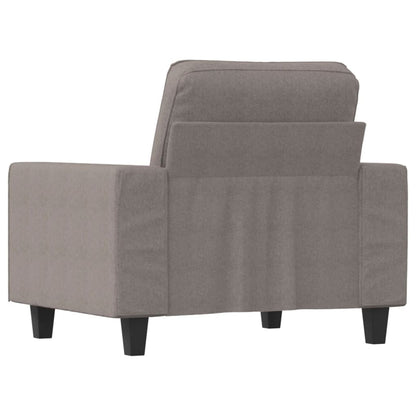 Armchair Taupe 60 cm fabric