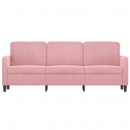 3-Sitzer-Sofa Rosa 180 cm Samt