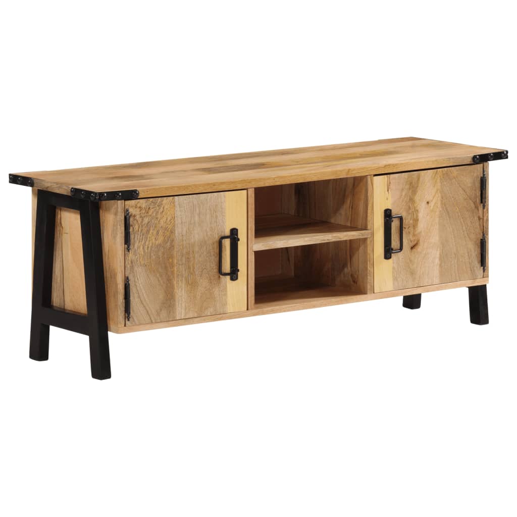 TV-Schrank 110x35x40 cm Massivholz Mango