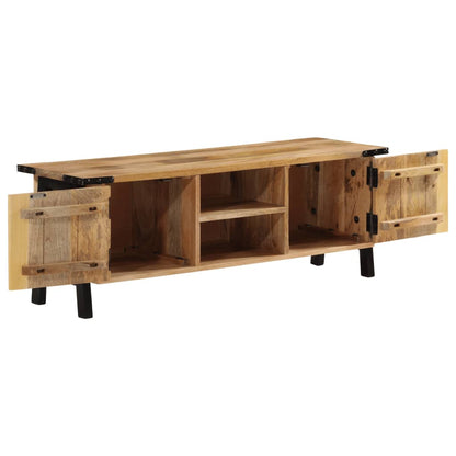 TV-Schrank 110x35x40 cm Massivholz Mango