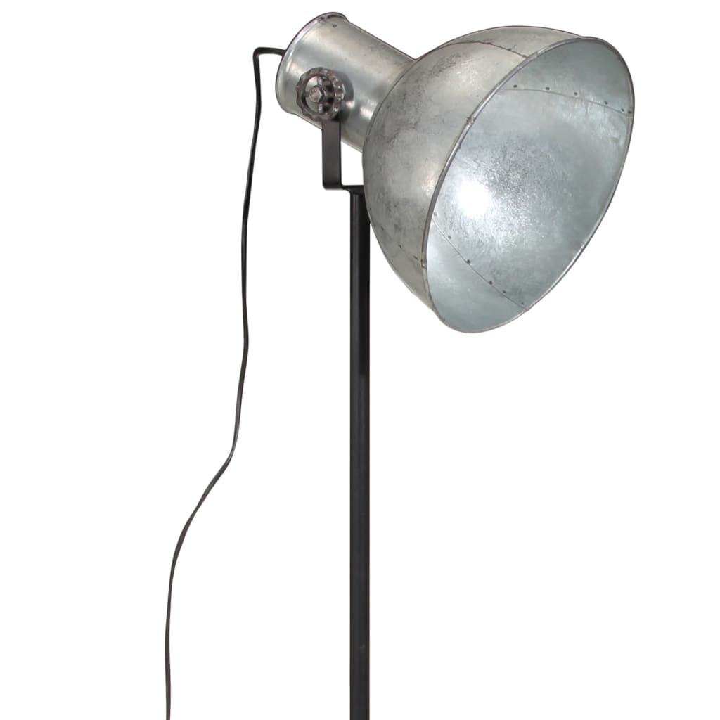 Stehleuchte 25 W Vintage-Silber 61x61x90/150 cm E27