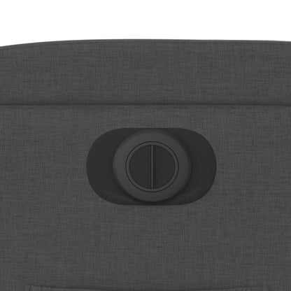 Relaxsessel Elektrisch Dunkelgrau Stoff