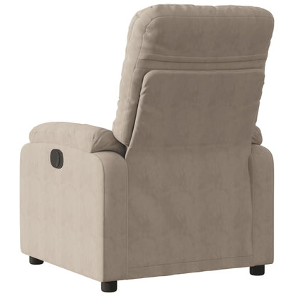 Relaxsessel Taupe Mikrofasergewebe