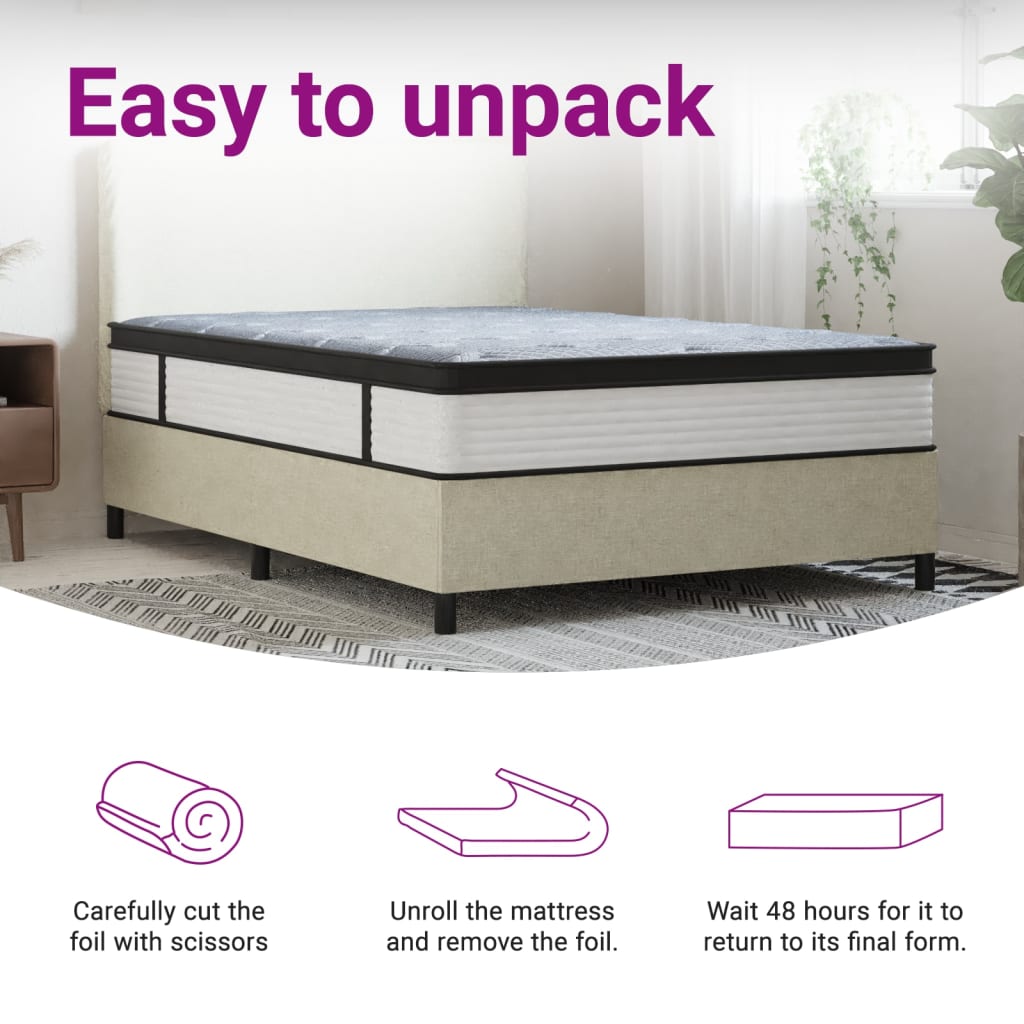 Mattress pocket spring core medium plus 140x190 cm