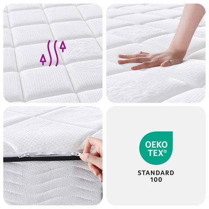 Pocket spring mattress Medium Plus 90x190 cm