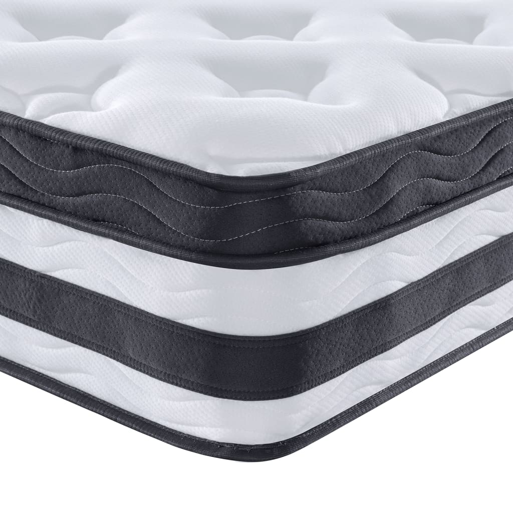 Pocket spring mattress medium 90x200 cm