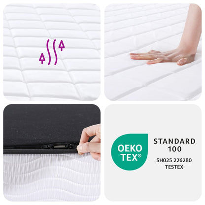 Mattress foam medium soft 90x200 cm