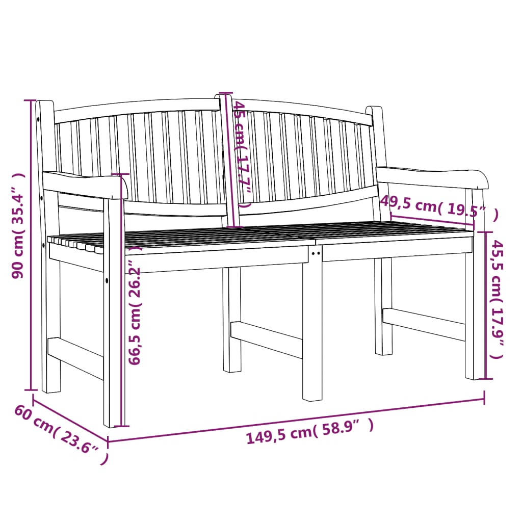 4-tlg. Garten-Essgruppe Massivholz Teak