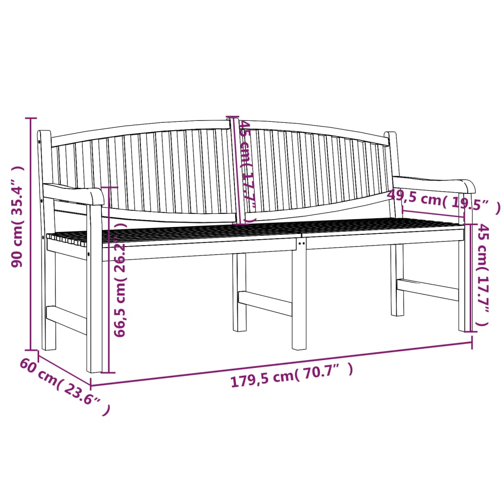 3-tlg. Garten-Essgruppe Massivholz Teak