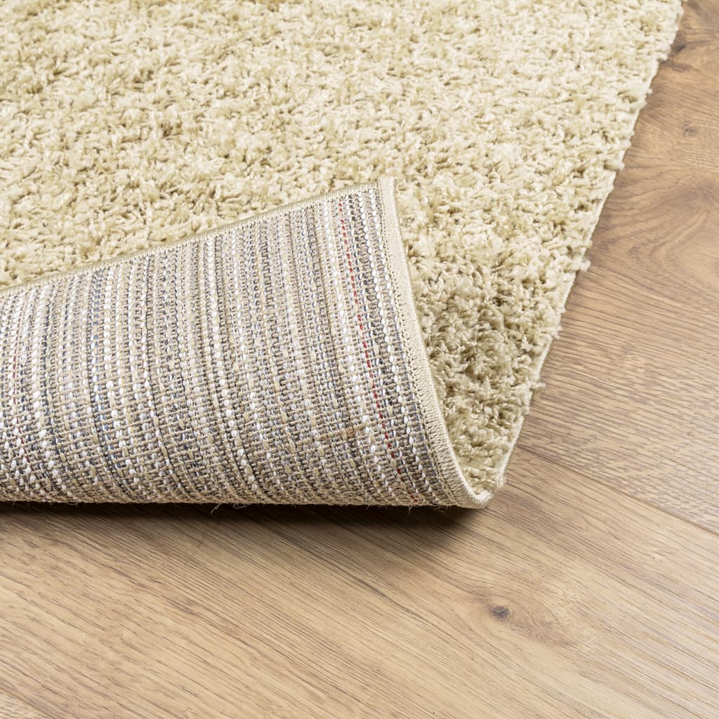 Teppich Shaggy Hochflor Modern Golden 300x400 cm